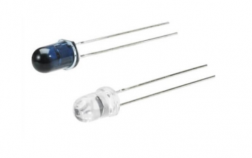  differentiate between infrared emitting diodes (IREDs) and infrared photodiodes.