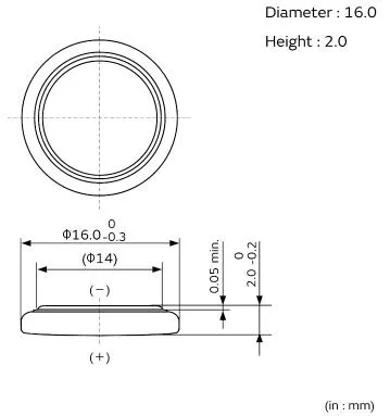 cr1620 Dimensions