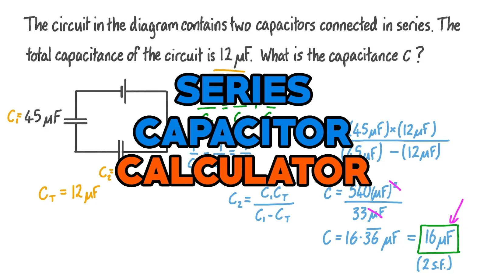 Series Capacitor Calculator