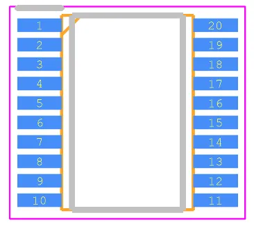 STM32F030F4P6 Footprint