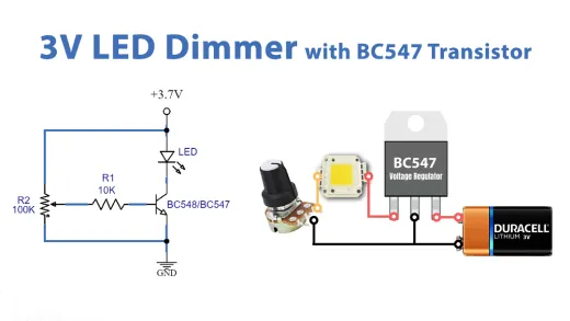 The application of BC547 NPN