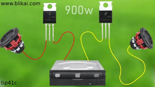 TIP41C transistor Audio amplifiers