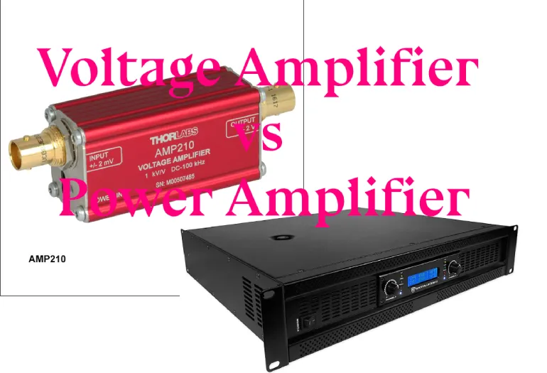 Voltage Amplifier vs Power Amplifier