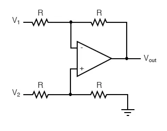 Voltage Difference Amplifier Circuit