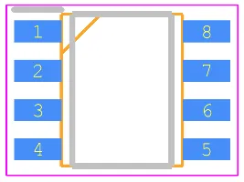 W25Q80DVSNIG Footprint